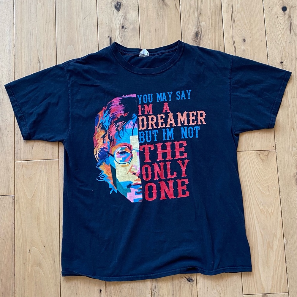 John Lennon Fruit of The Loom Tshirt